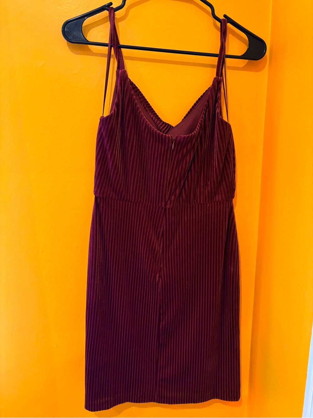 Morgan & Co. Burgundy Cowl Slip Dress - Picture 3 of 6